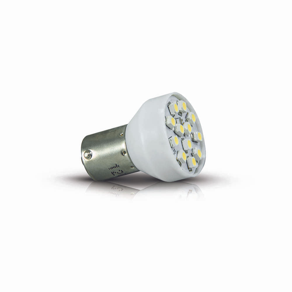 LÂMPADA LED ESTROBO 1141 12V 12 LEDS 35W 420LUMENS - AUTOPOLI - AP686