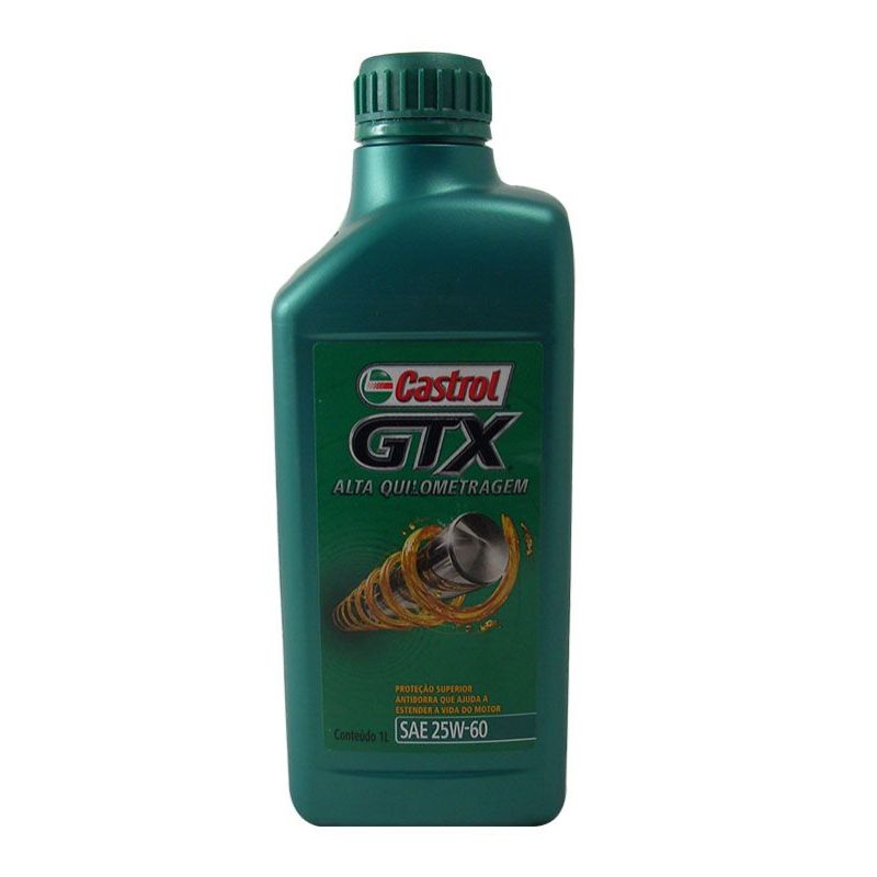 ÓLEO PARA MOTOR 25W60 GTX - CASTROL - 031155