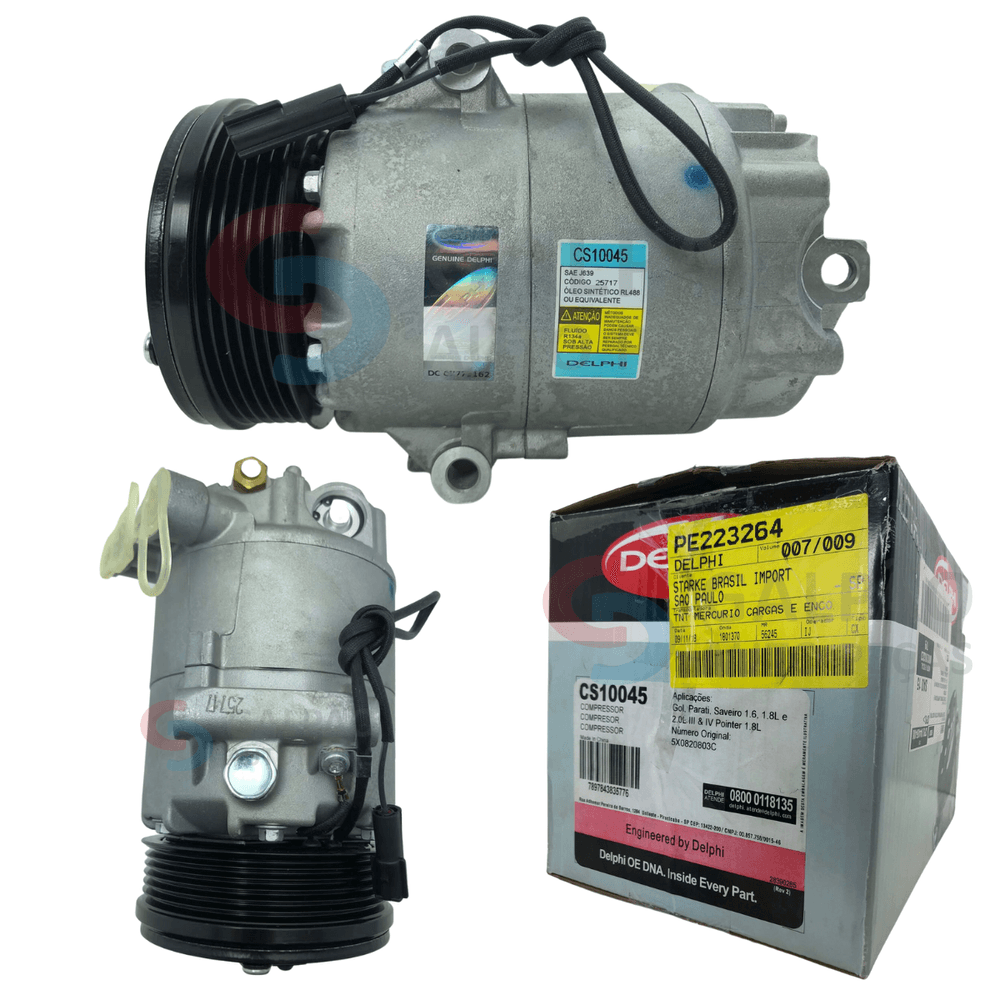 COMPRESSOR DE AR CONDICIONADO - DELPHI - CS10045