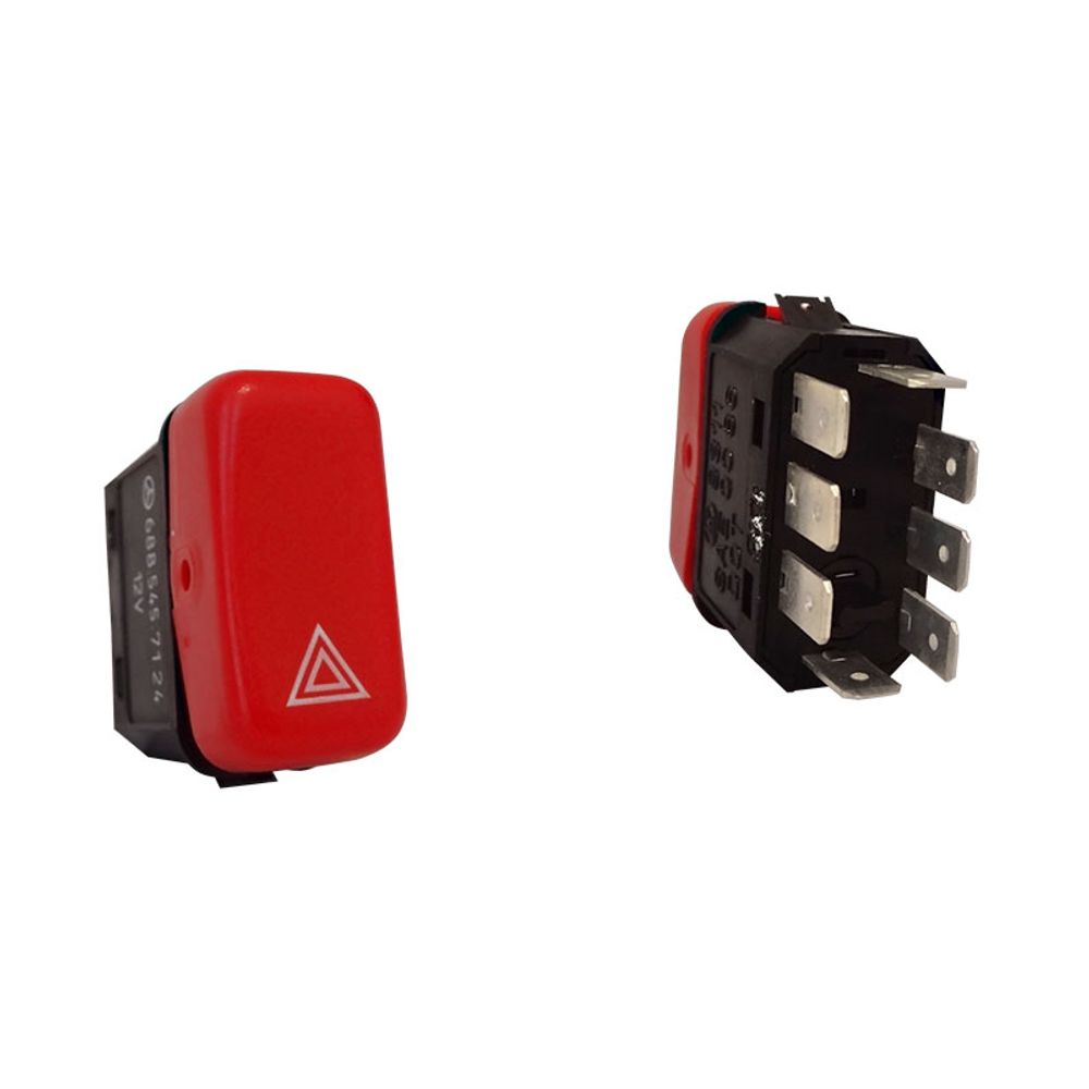 INTERRUPTOR DE LUZ TECLA 12V 7P - DIRETEC - DTC2020