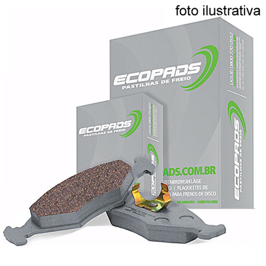 PASTILHA DE FREIO DIANTEIRO - ECOPADS - ECO1078