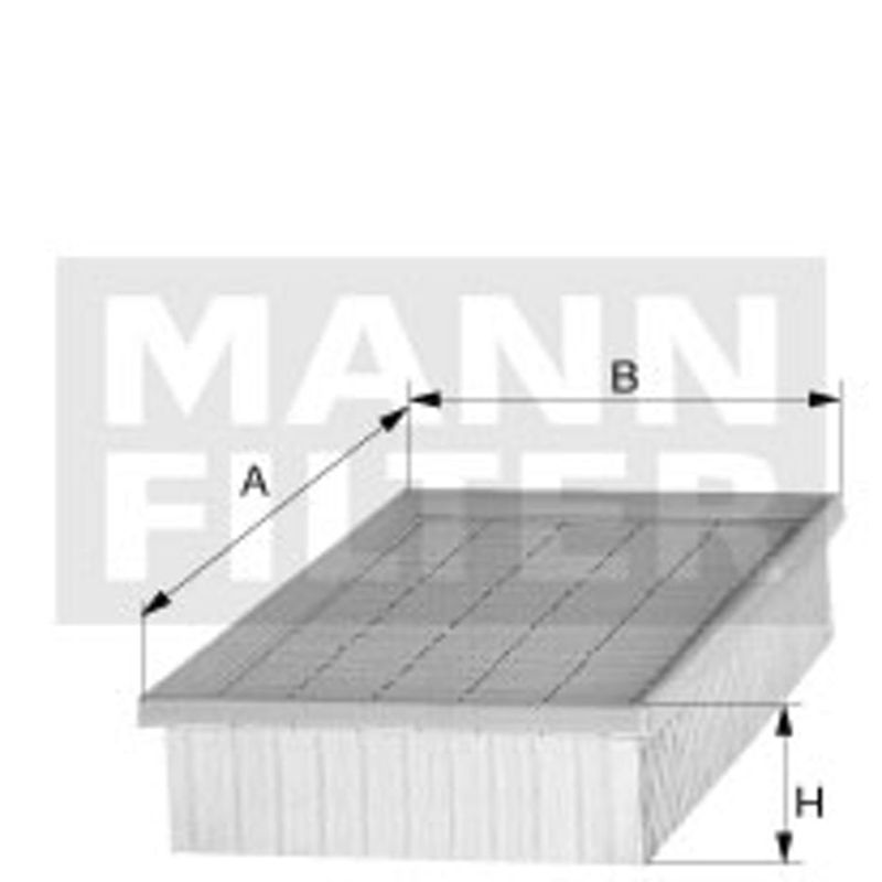 ELEMENTO DO FILTRO DE AR - MANN - C240281