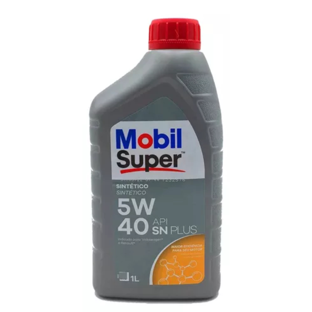 ÓLEO DE MOTOR L6 SUPER 3000 X5 SAE 5W40 SINTÉTICO - MOBIL - 123049