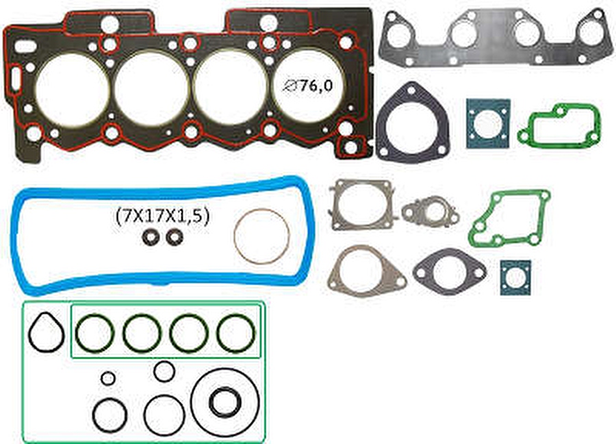 KIT DE JUNTA CABEÇOTE - MOTORBEST - HS0265