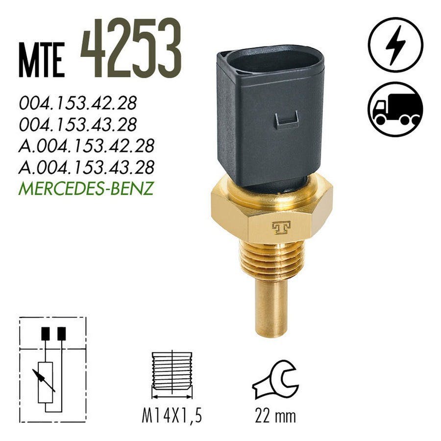 SENSOR DE TEMPERATURA DE ÁGUA - MTE-THOMSON - 3180