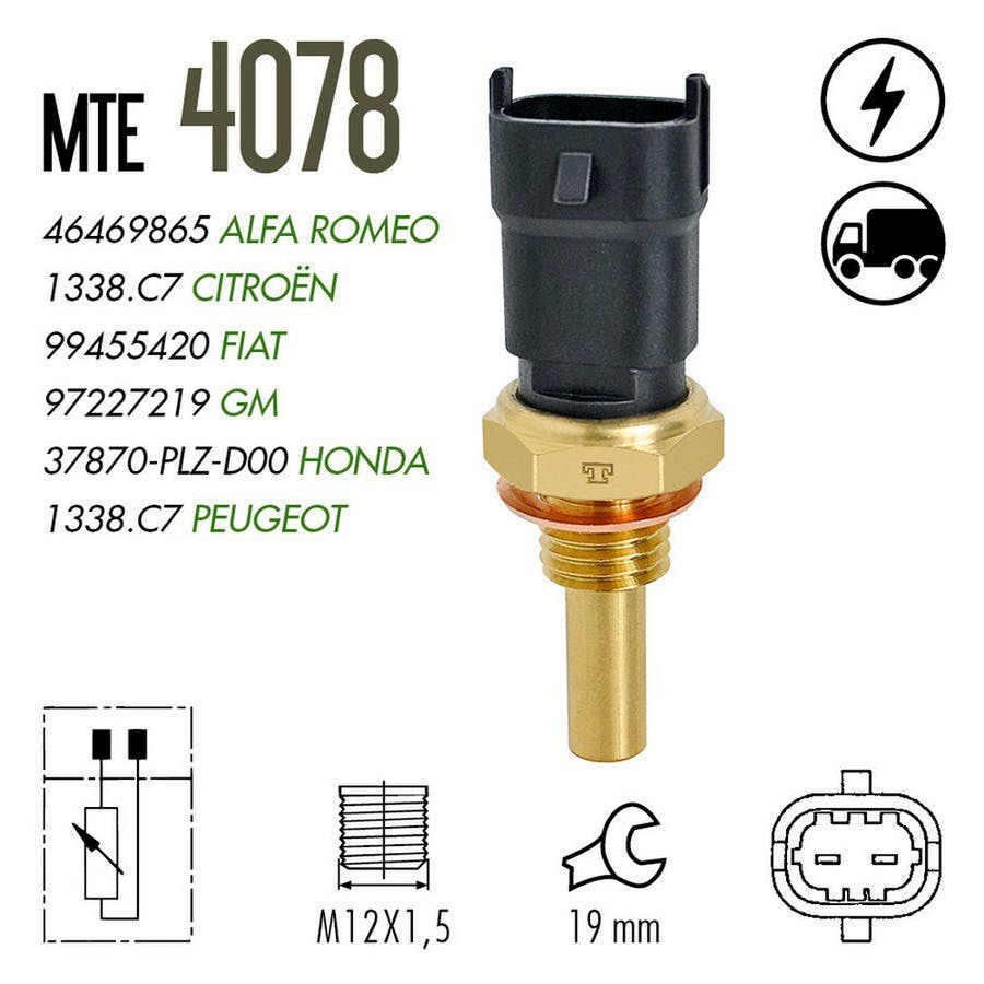 SENSOR DE TEMPERATURA - MTE-THOMSON - 4078