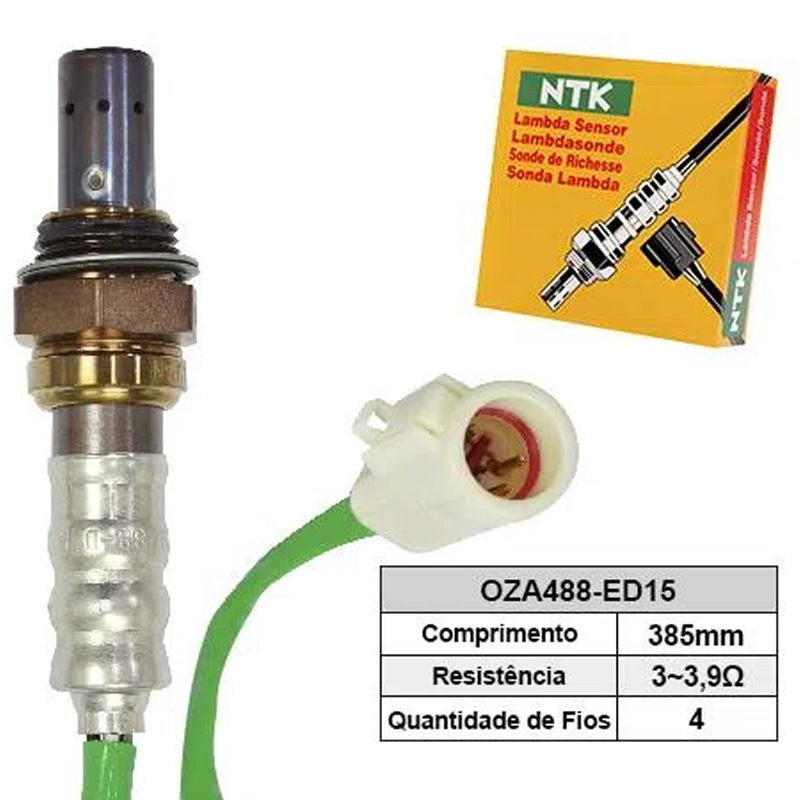 SONDA LAMBDA PRÉ CATALISADOR - NTK - OZA488D15