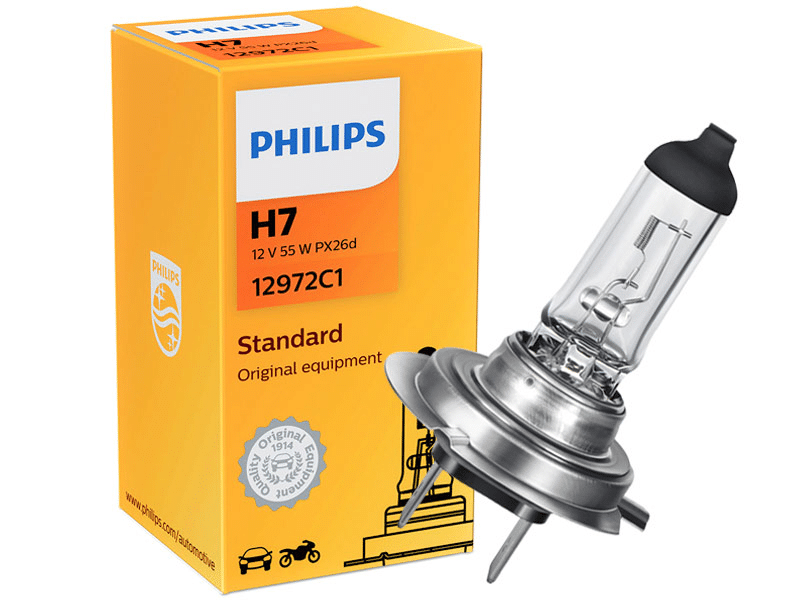 LÂMPADA FAROL BAIXO - PHILIPS - H7