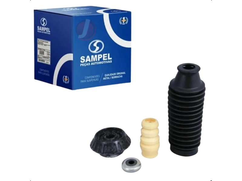 KIT DO AMORTECEDOR DIANTEIRO (BATENTE, COIFA, COXIM E ROLAMENTO) - SAMPEL - SK901S