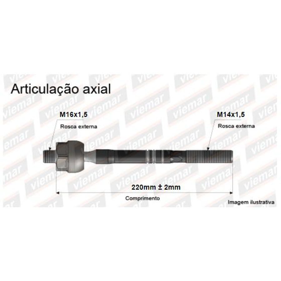 ARTICULACAO AXIAL LD/LE - SKF - VKY6240