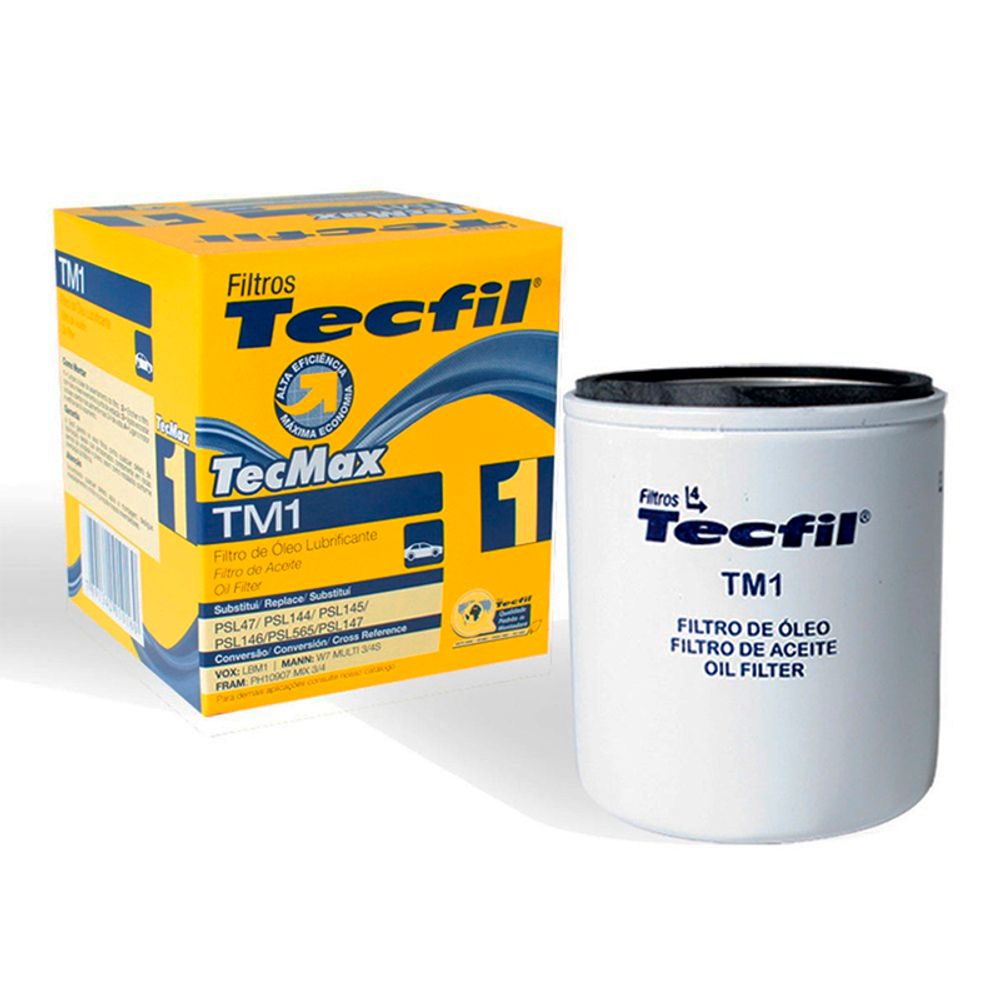 FILTRO DE OLEO DO MOTOR - TECFIL - TM1