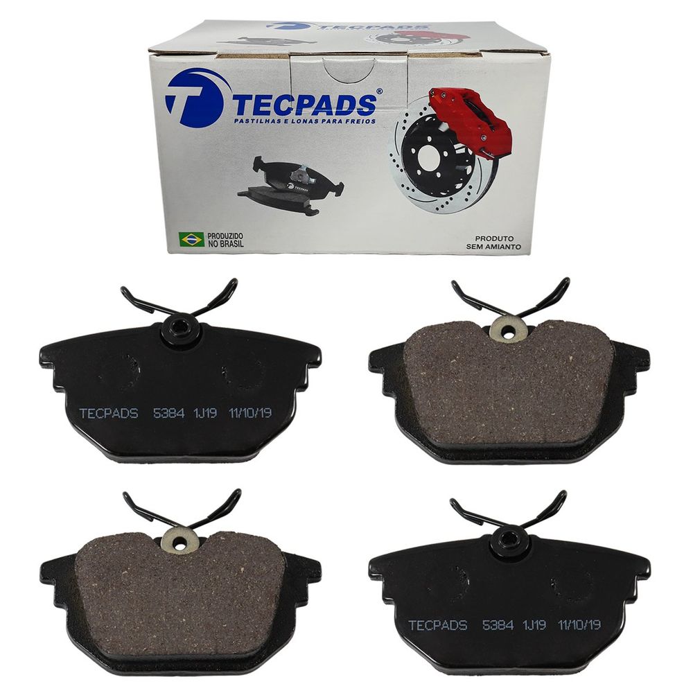 PASTILHA DE FREIO TRASEIRA - TECPADS - 5384