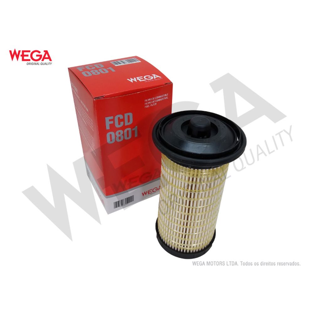 FILTRO DE COMBUSTÍVEL - WEGA - FCD0803