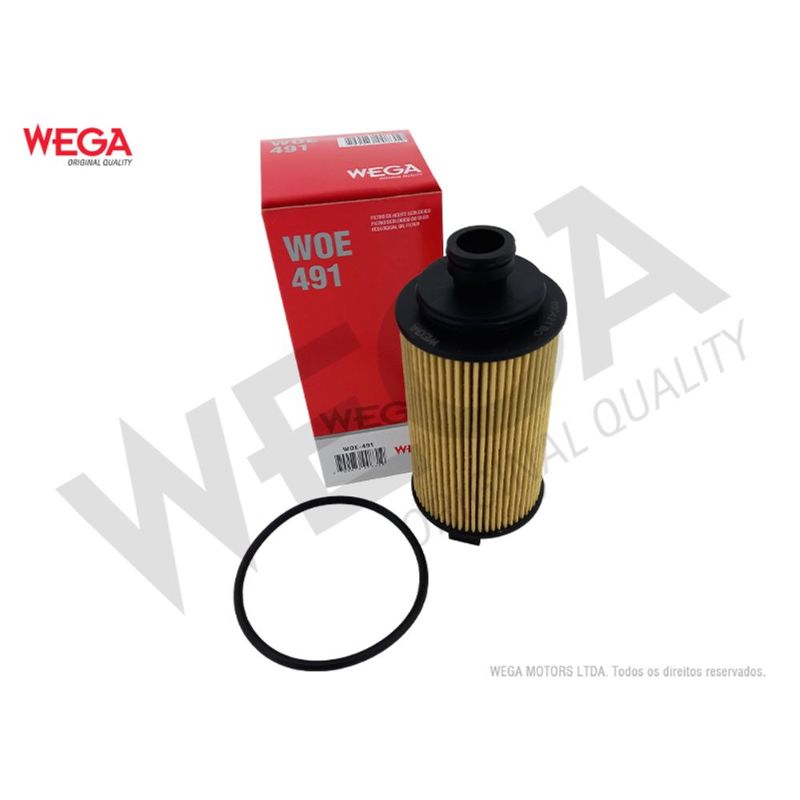 FILTRO DE ÓLEO REFIL - WOE491 - WEGA