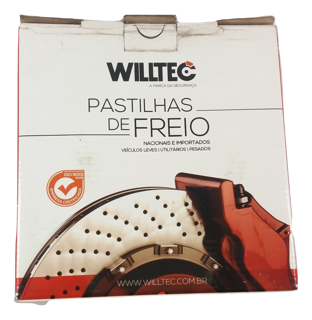 PASTILHA DE FREIO DIANTEIRA- WILLTEC - PW157