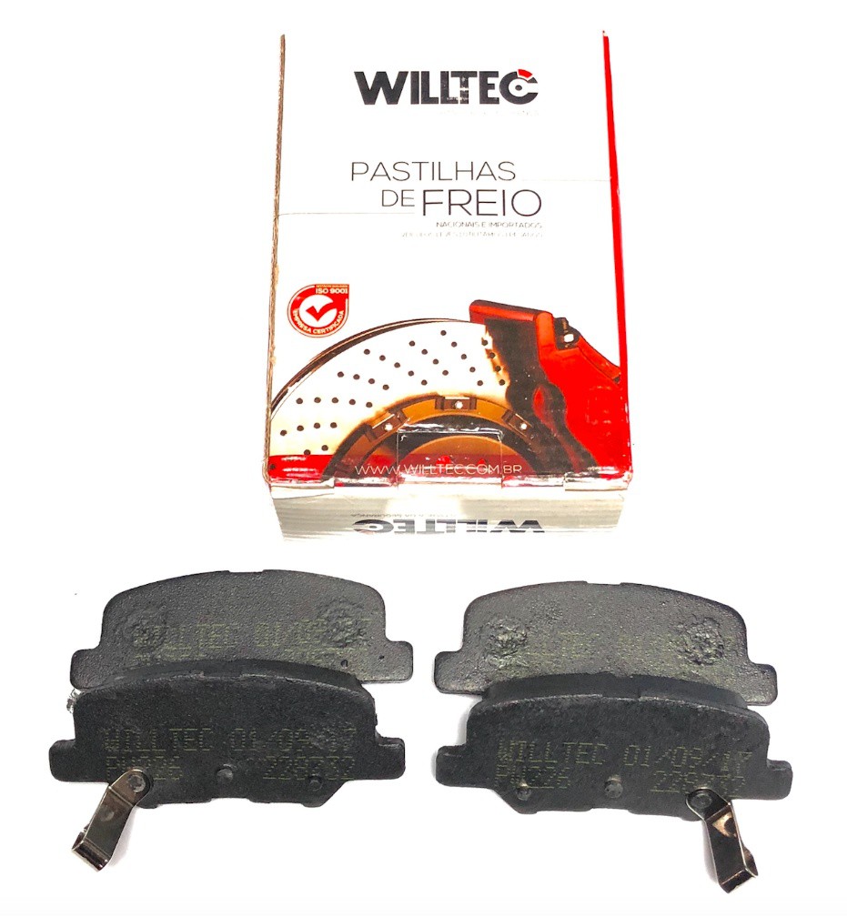 PASTILHA DE FREIO TRASEIRA- WILLTEC - PW226