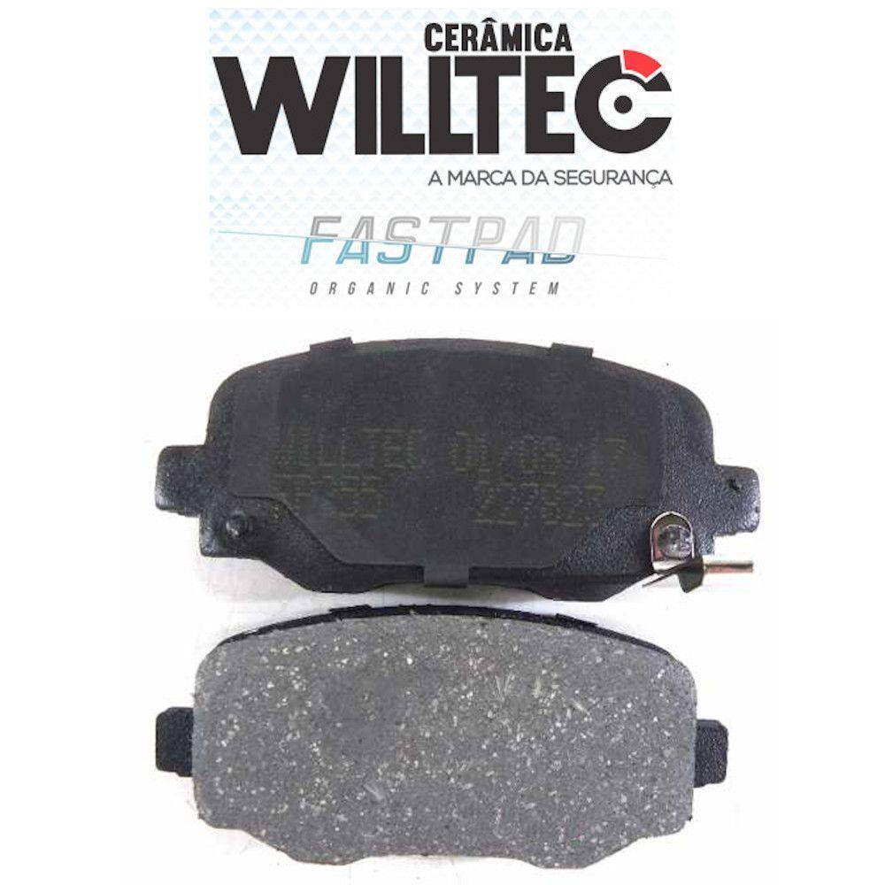 PASTILHA DE FREIO TRASEIRA- WILLTEC - PW890