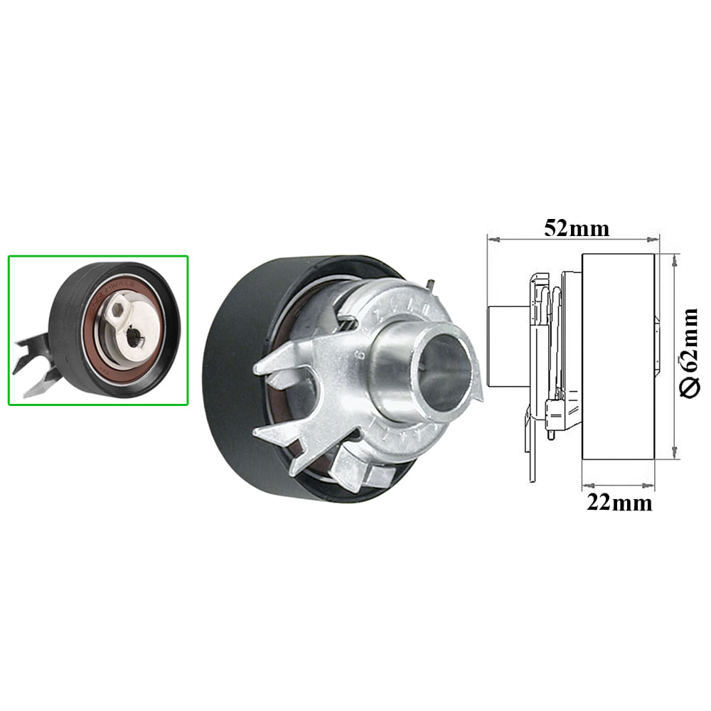 TENSOR DA CORREIA DENTADA - ZEN - 12773