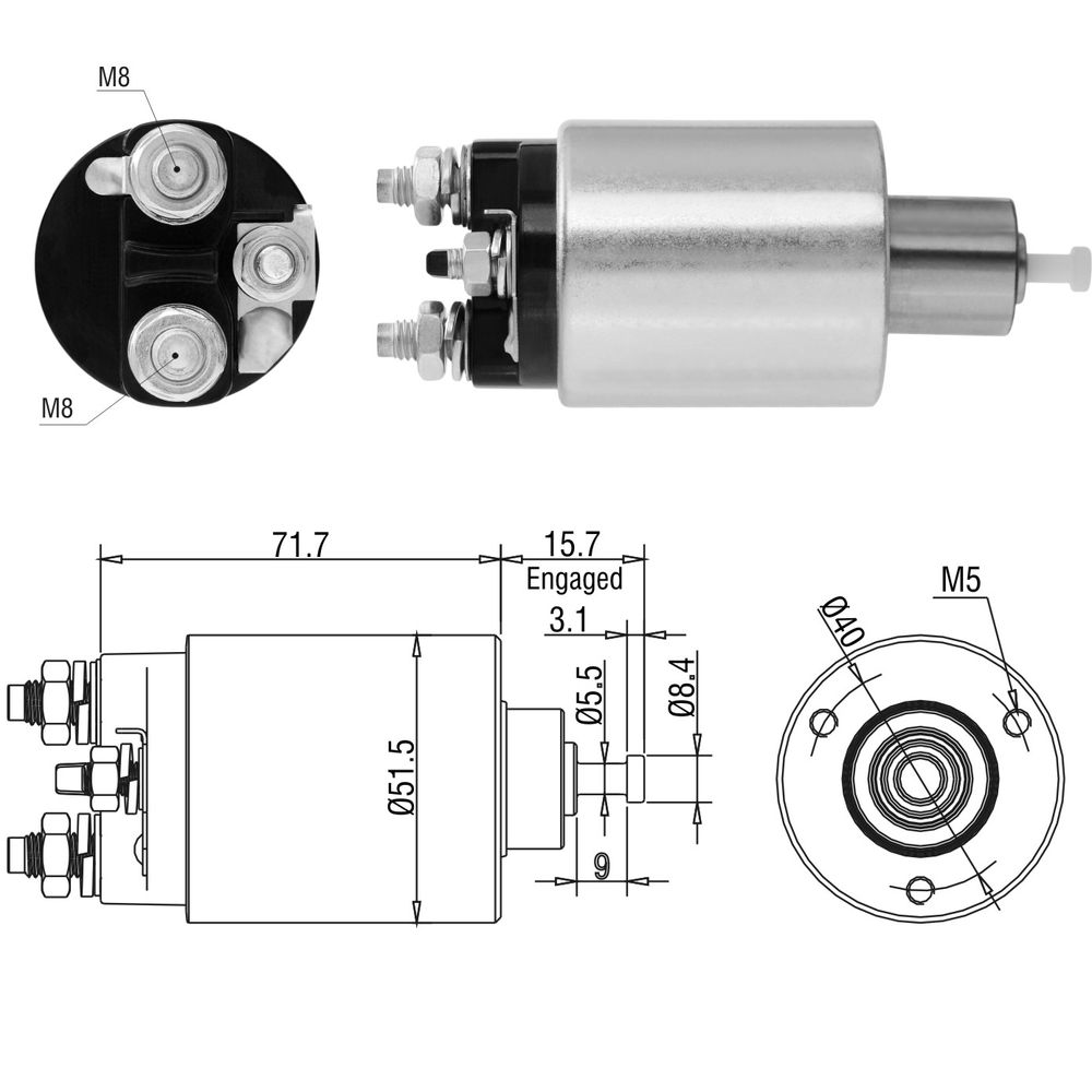 AUTOMÁTICO DE PARTIDA - ZM - ZM1865