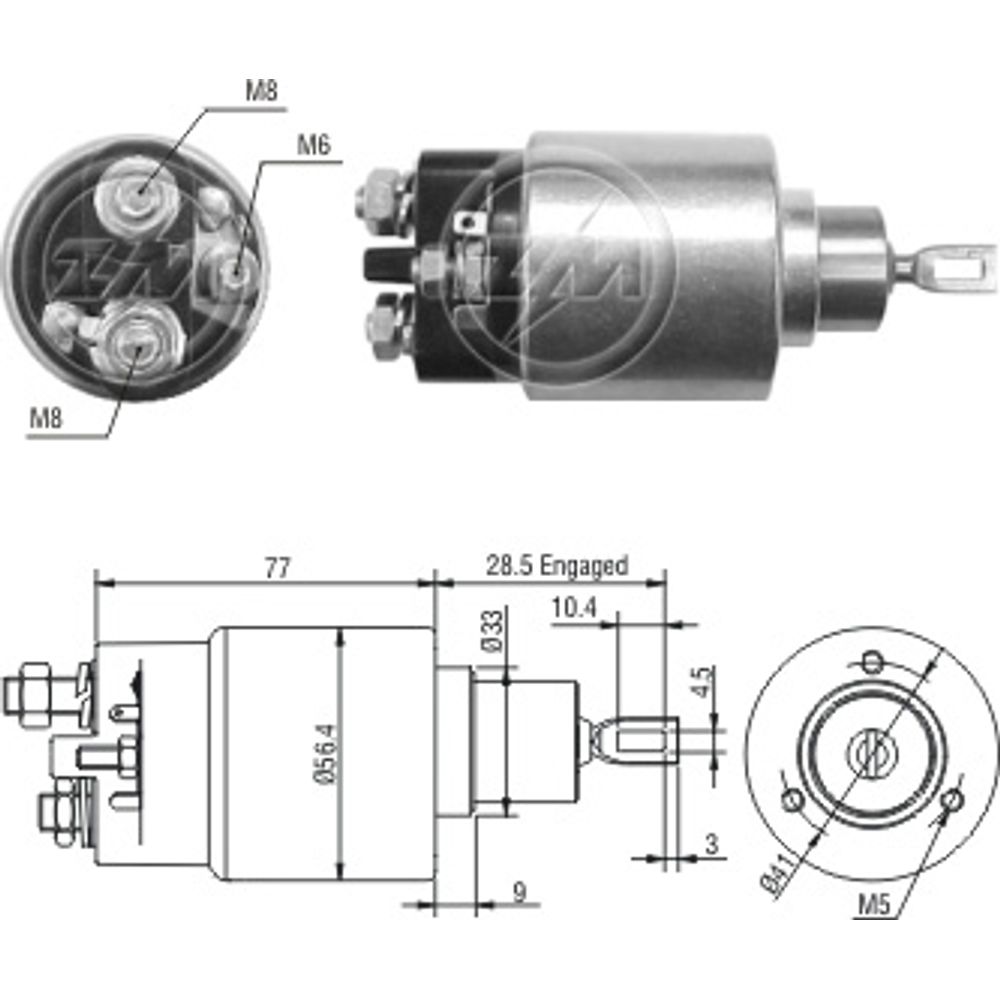 AUTOMÁTICO DE PARTIDA - ZM - ZM1973