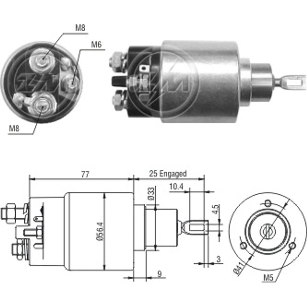 AUTOMÁTICO DE PARTIDA - ZM - ZM1974