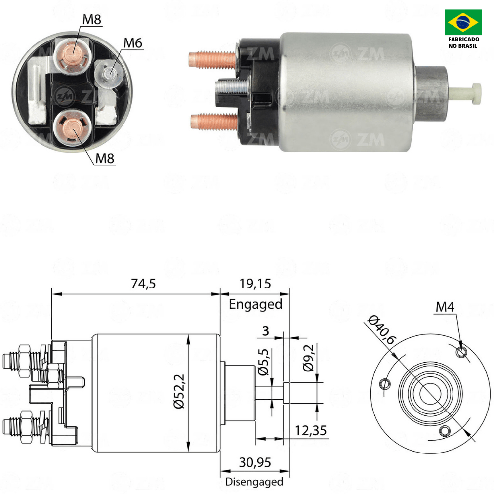 AUTOMÁTICO DE PARTIDA - ZM - ZM2860