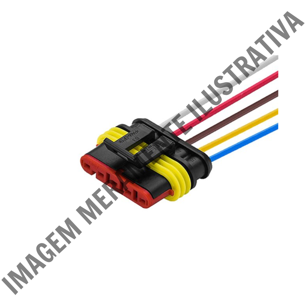 CHICOTE DE INJEÇÃO ELETRÔNICA 5 VIAS - TC CHICOTES - TC1051742