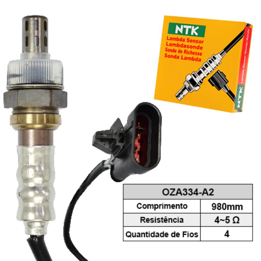 SONDA LAMBDA PRÉ CATALISADOR - NTK - OZA334A2