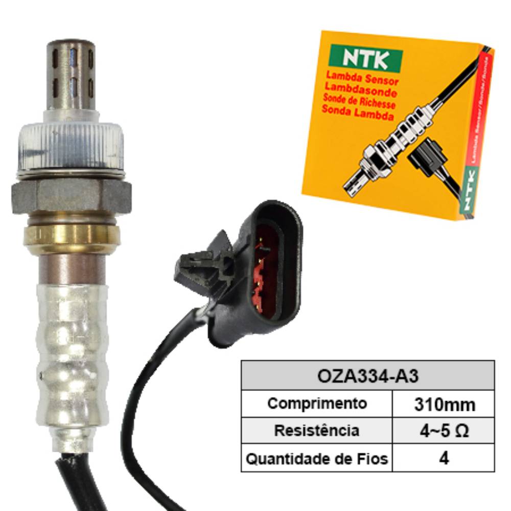 SONDA LAMBDA PRÉ CATALISADOR - NTK - OZA334A3