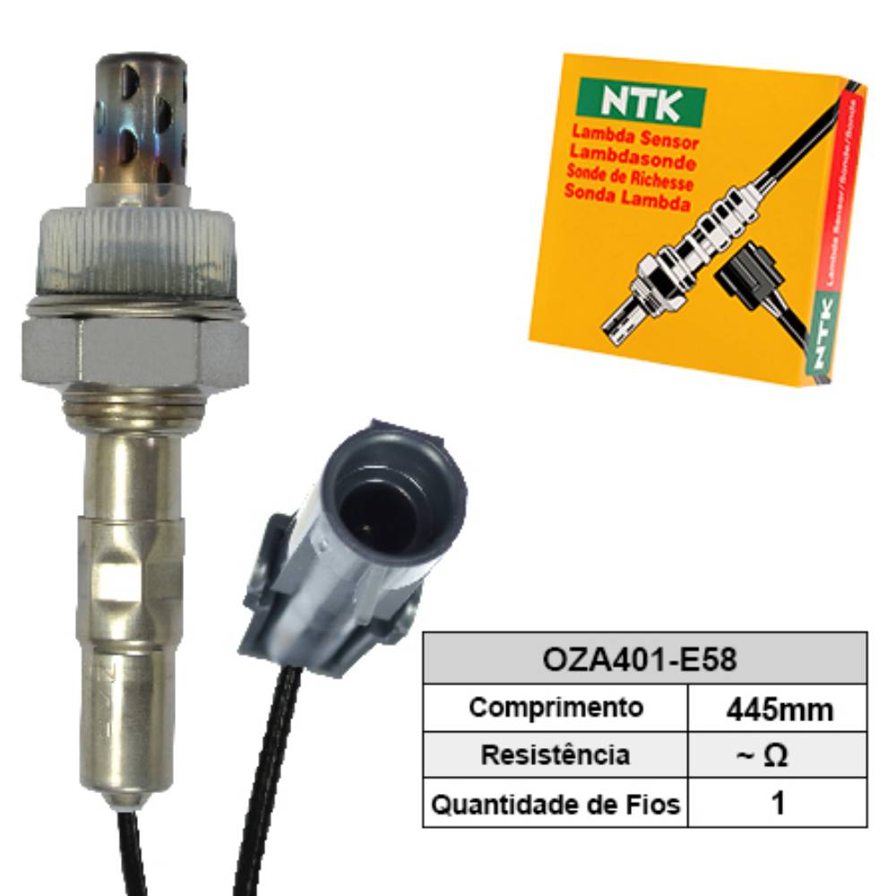 SONDA LAMBDA PRÉ CATALISADOR - NTK - OZA401E58