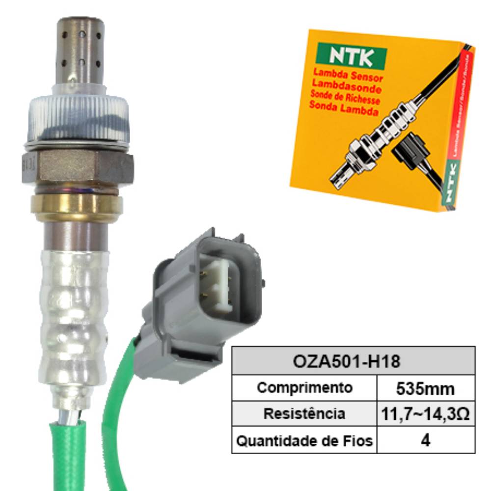 SONDA LAMBDA PRÉ CATALISADOR - NTK - OZA501H22