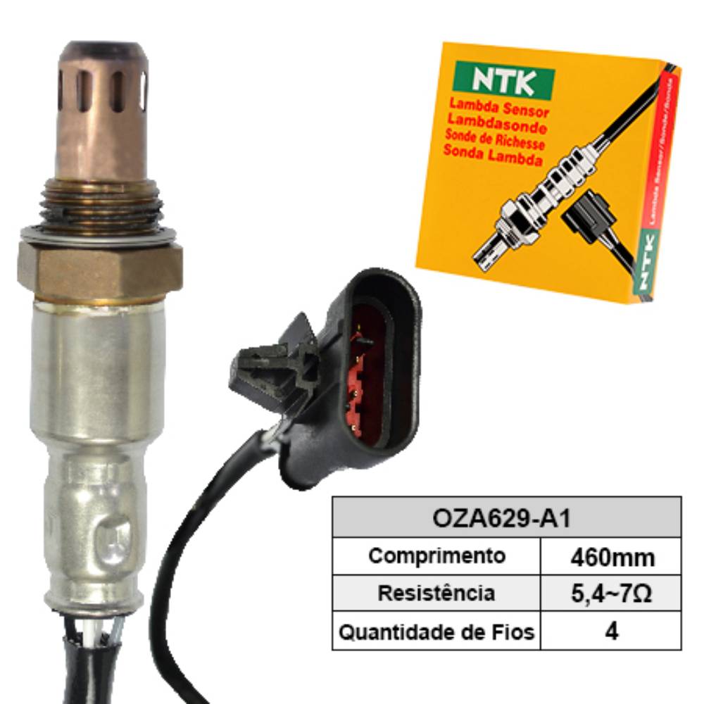 SONDA LAMBDA PRÉ CATALISADOR - NTK - OZA629A1