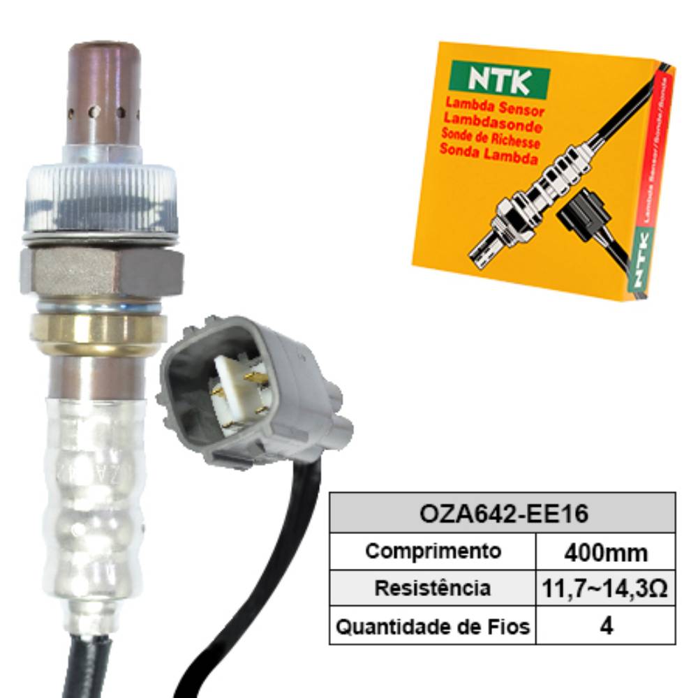 SONDA LAMBDA PÓS CATALISADOR - NTK - OZA642EE16