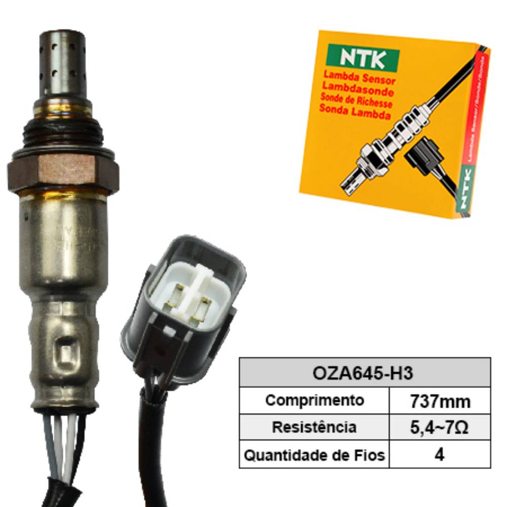 SONDA LAMBDA PRÉ CATALISADOR - NTK - OZA645H3