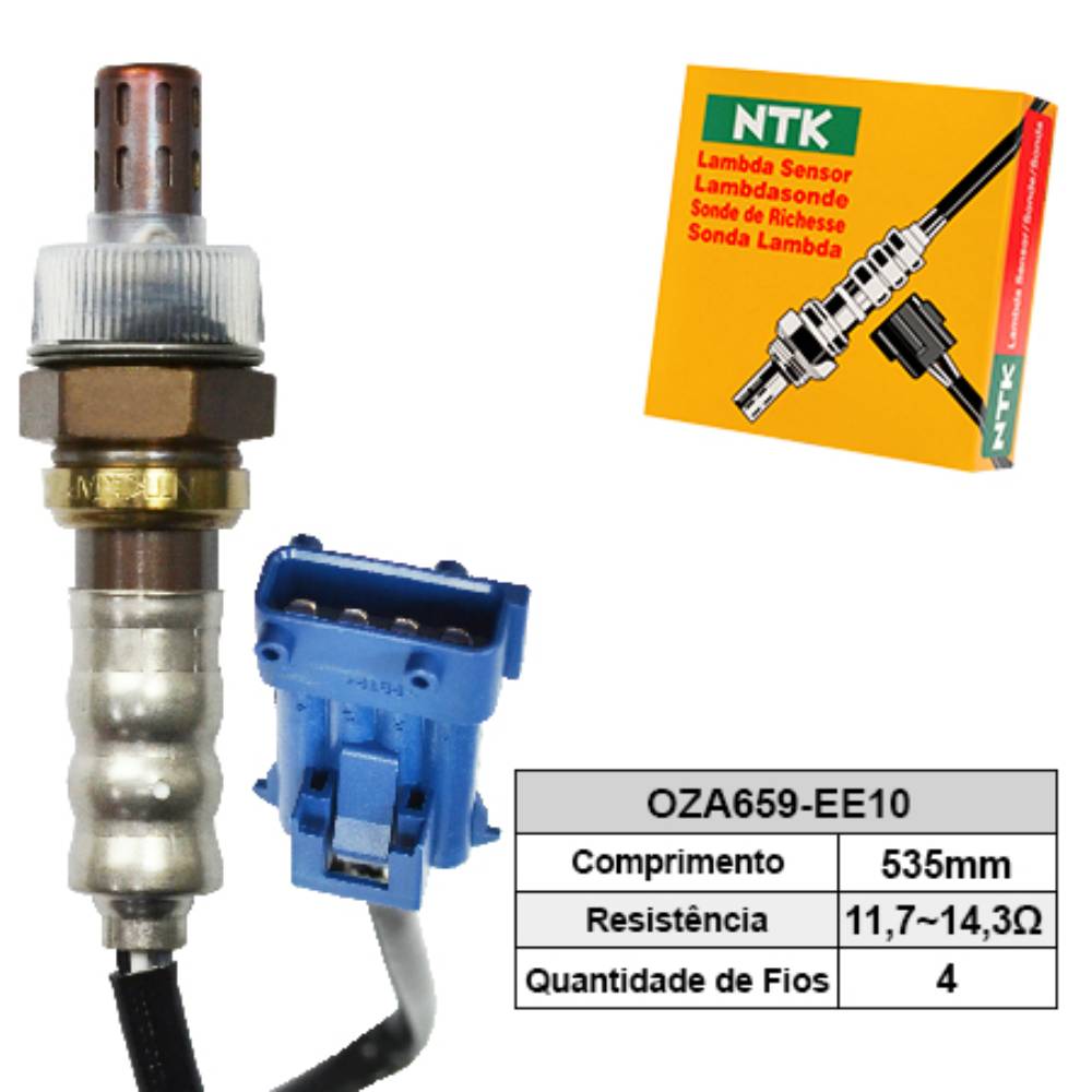 SONDA LAMBDA PÓS CATALISADOR - NTK - OZA659EE10