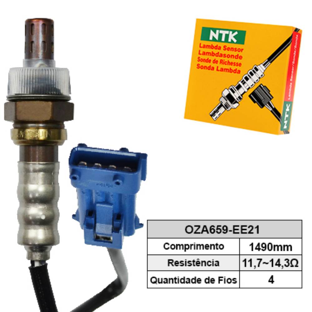 SONDA LAMBDA PÓS CATALISADOR - NTK - OZA659EE21