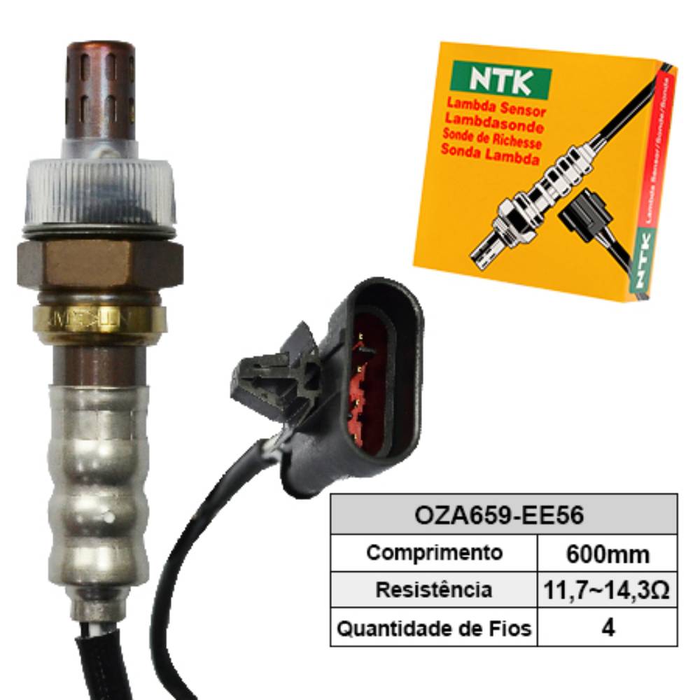 SONDA LAMBDA PÓS CATALISADOR - NTK - OZA659EE56