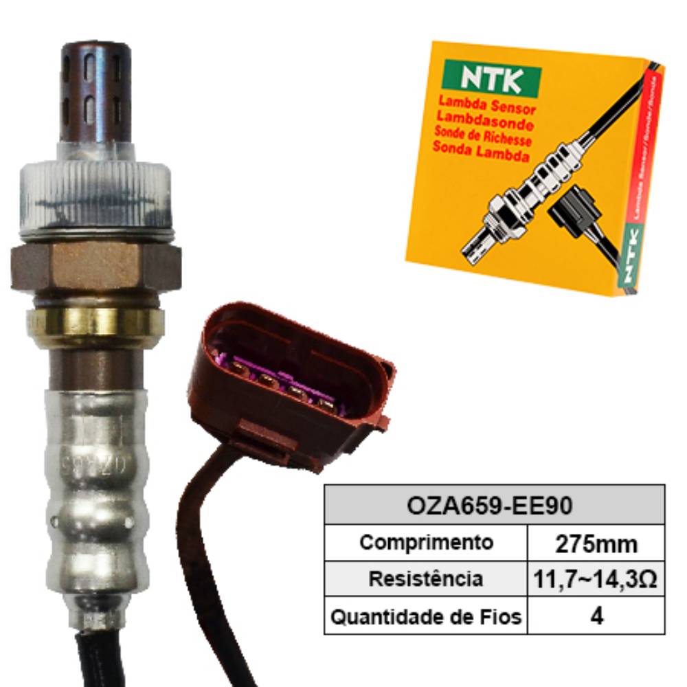 SONDA LAMBDA PÓS CATALISADOR - NTK - OZA659EE90