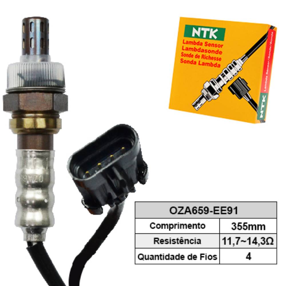 SONDA LAMBDA PRÉ CATALISADOR - NTK - OZA659EE91