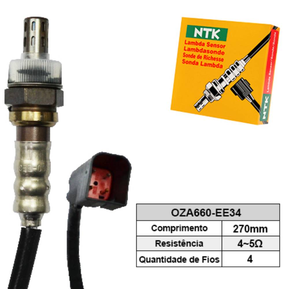 SONDA LAMBDA PRÉ CATALISADOR - NTK - OZA660EE34