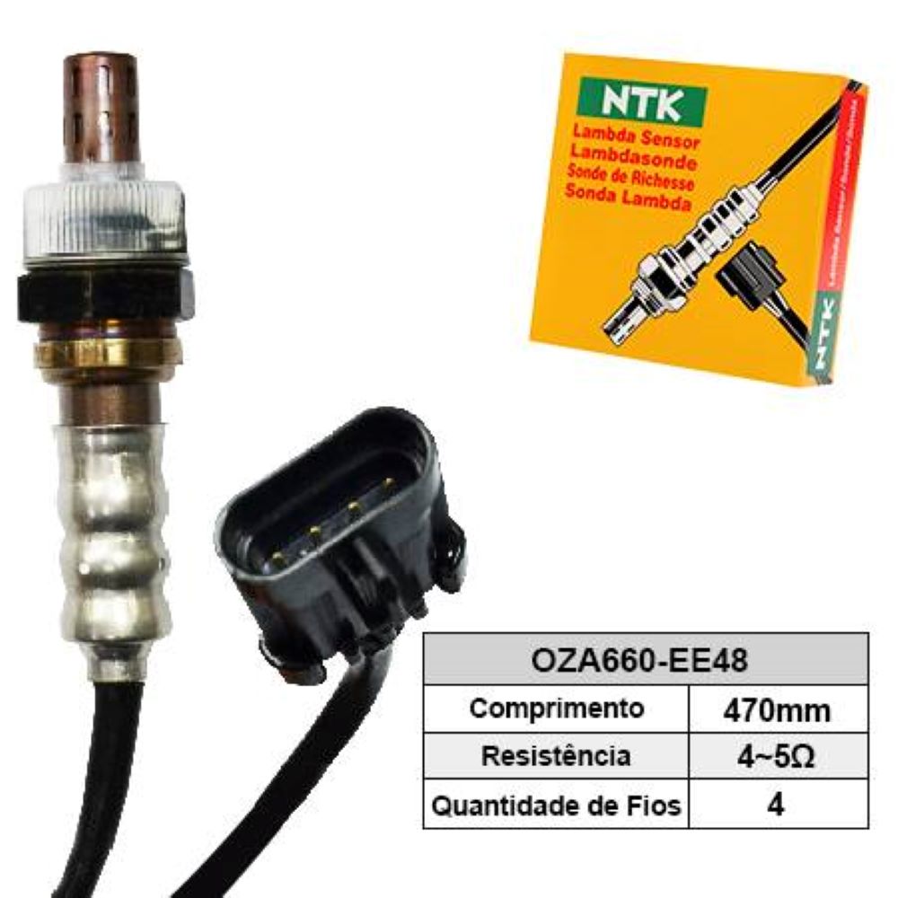 SONDA LAMBDA PRÉ CATALISADOR - NTK - OZA660EE48