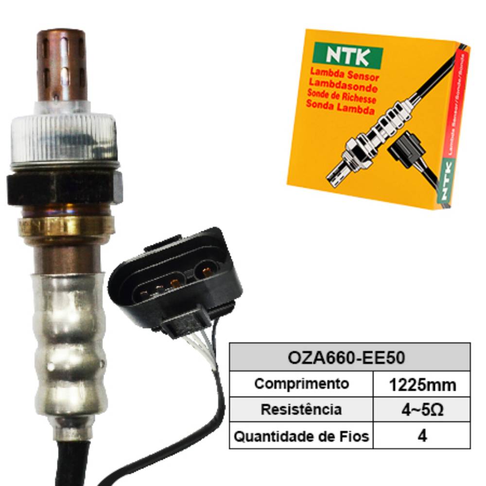 SONDA LAMBDA PRÉ CATALISADOR - NTK - OZA660EE50