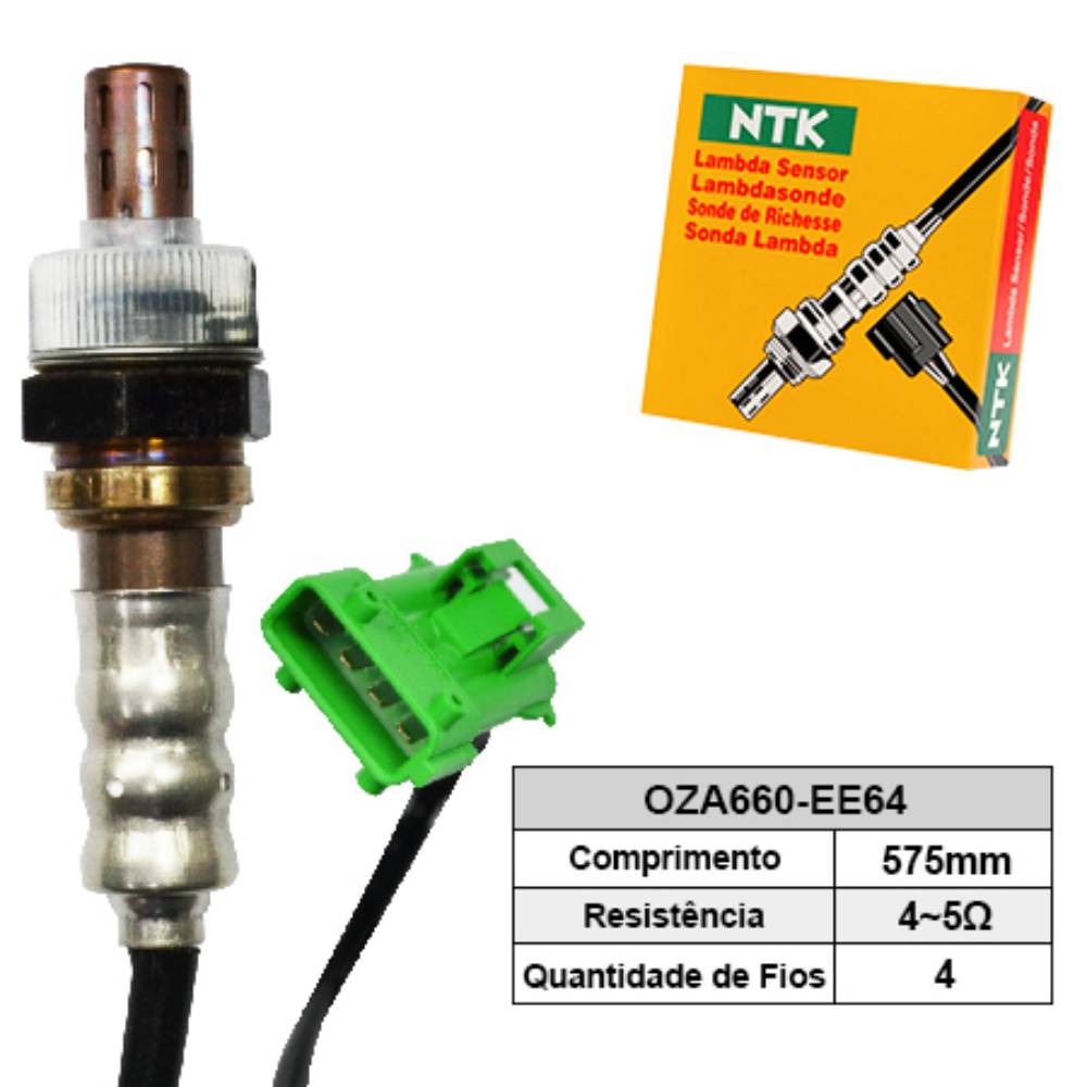 SONDA LAMBDA PRÉ CATALISADOR - NTK - OZA660EE64