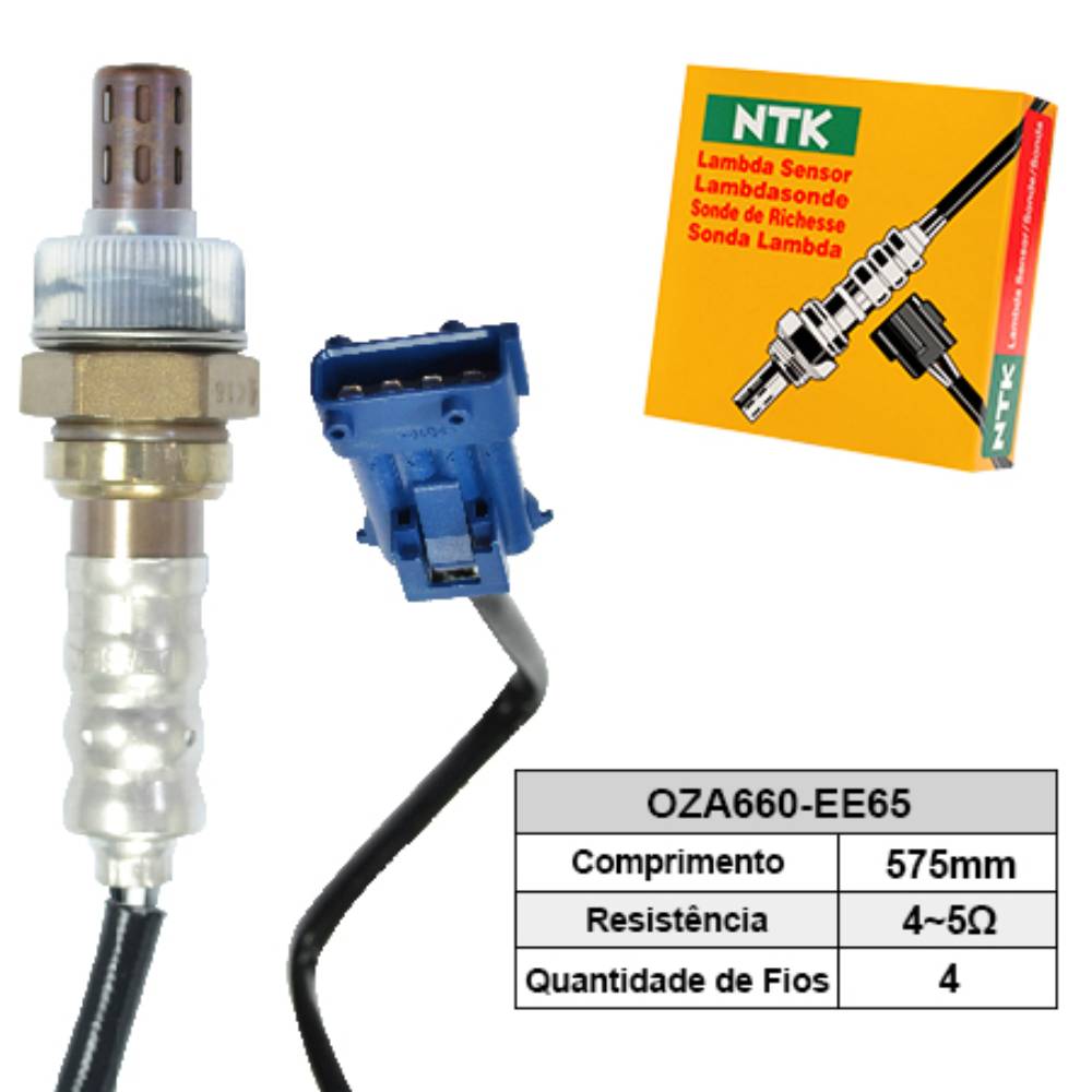 SONDA LAMBDA PÓS CATALISADOR - NTK - OZA660EE65