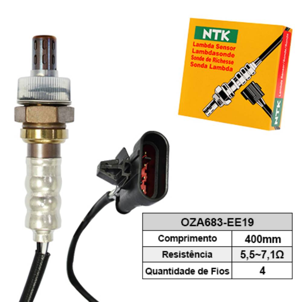 SONDA LAMBDA PRÉ/PÓS CATALISADOR - NTK - OZA683EE19