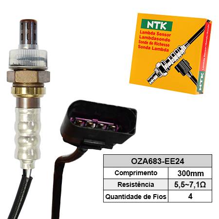 SONDA LAMBDA PRÉ CATALISADOR - NTK - OZA683EE24