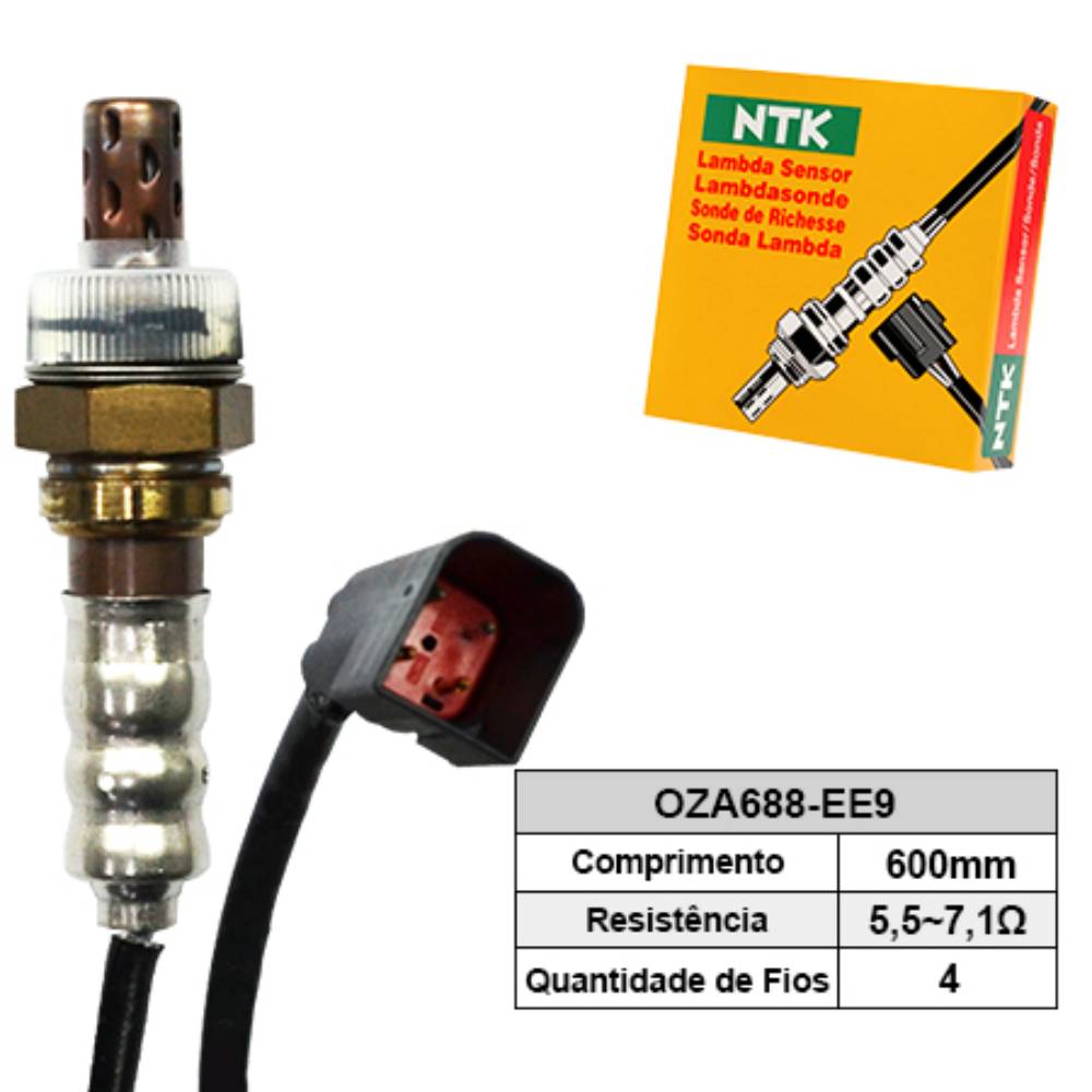 SONDA LAMBDA PRÉ CATALISADOR - NTK - OZA688EE9