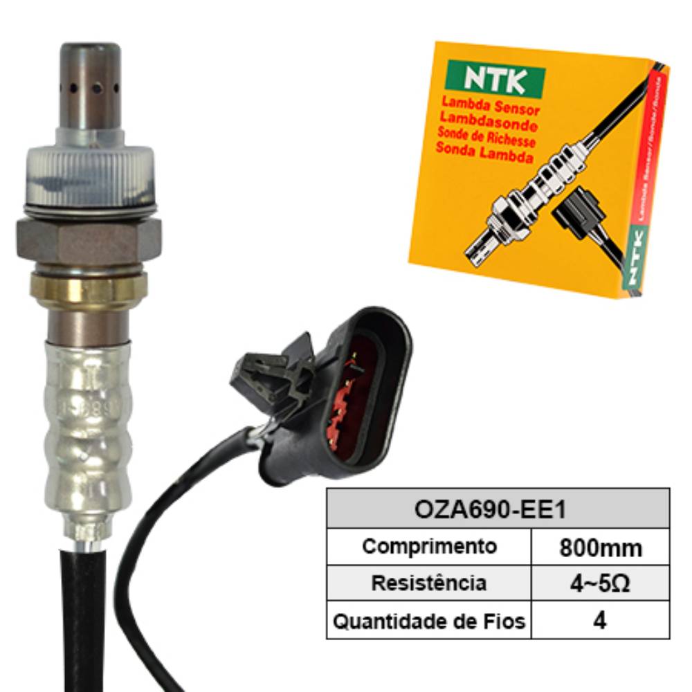 SONDA LAMBDA PRÉ CATALISADOR - NTK - OZA690EE1