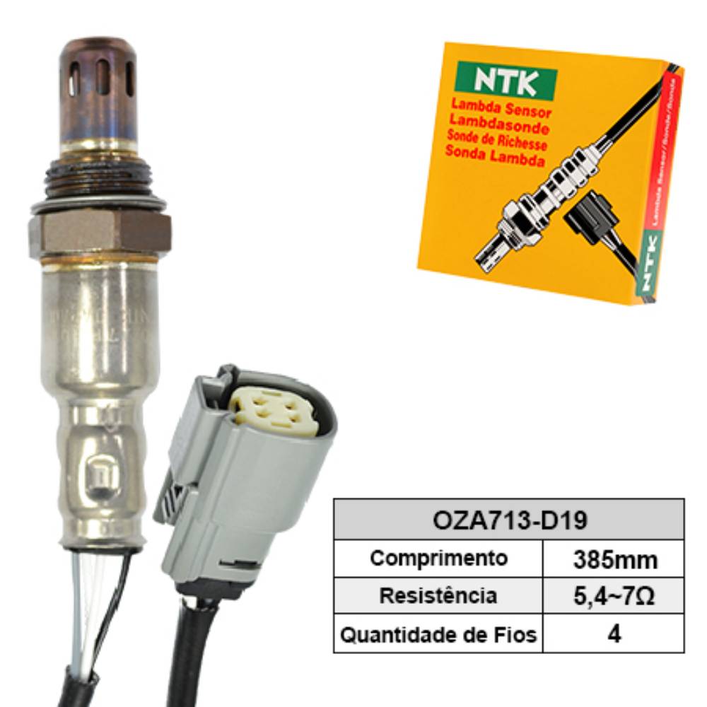 SONDA LAMBDA PRÉ CATALISADOR - NTK - OZA713D19