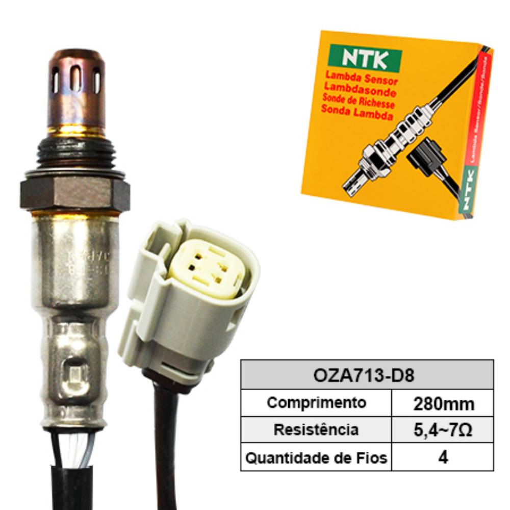 SONDA LAMBDA PRÉ CATALISADOR - NTK - OZA713D8